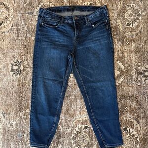 Silver Jeans Dark Blue Ankle Jeans